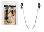Nipple Clamps Silver Beaded